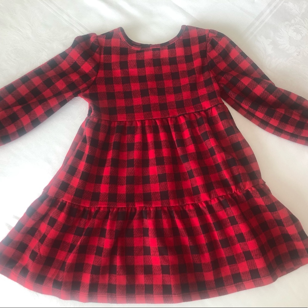 Buffalo plaid dress 3T